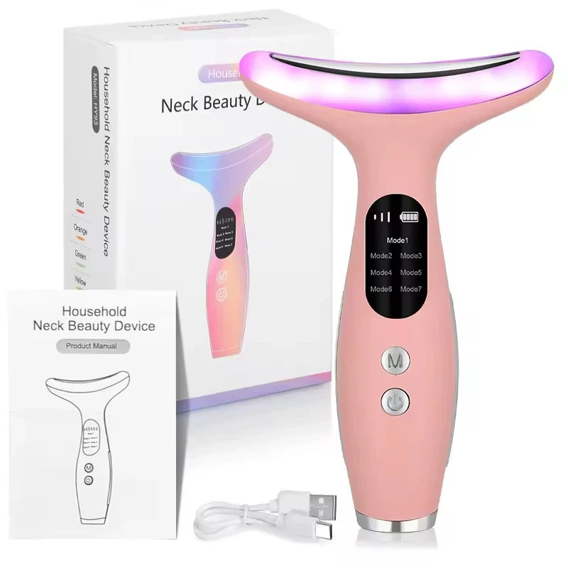 EMS Microcurrent LED Face Neck Lifting Machine
