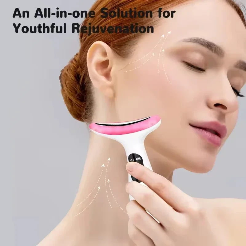 EMS Microcurrent LED Face Neck Lifting Machine