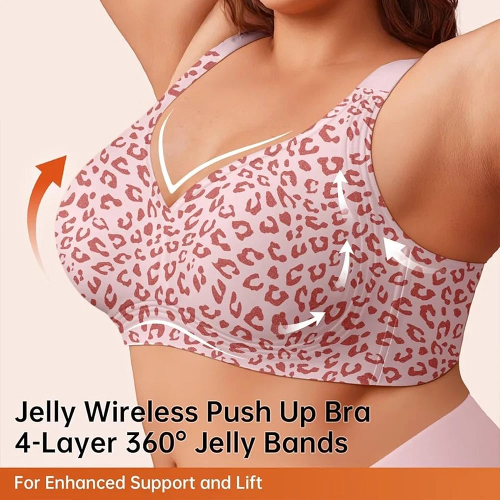 Leopard Jelly Wireless Bralette